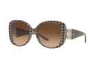 Ralph Lauren Women's Sunglasses Oversized Square Beige Houndstooth