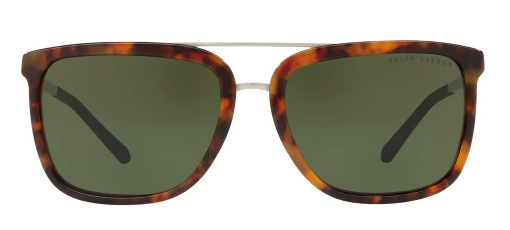 Ralph Lauren Women's Sunglasses Browline Tortoise/Green