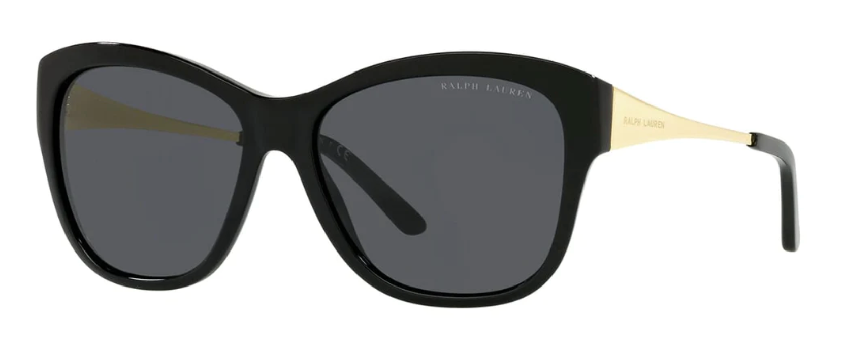 Ralph Lauren Women's Sunglasses Oversized Butterfly Black