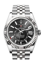 Rolex Sky Dweller 42 Black Dial Oyster Stainless Steel Jubilee Mens  336934