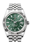 Rolex Sky Dweller 42 Mint Green Dial Stainless Steel Jubilee Mens  336934