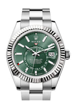 Rolex Sky Dweller 42 Mint Green Dial Stainless Steel Oyster Mens  336934