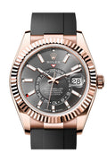 Rolex Sky Dweller 42 Slate Dial Rose Gold Mens  336235