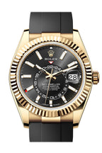 Rolex Sky Dweller 42 Black Dial Yellow Gold Mens  336238