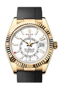 Rolex Sky Dweller 42 White Dial Dial Yellow Gold Mens  336238