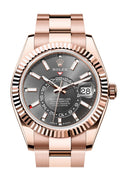Rolex Sky Dweller 42 Slate Dial Rose Gold Oyster Mens  336935