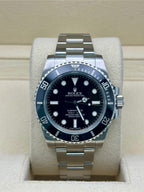 Rolex Steel No-Date Submariner  - Black Dial - 114060