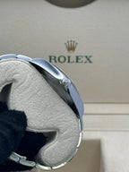 Rolex Steel Oyster Perpetual 39  - Dark Rhodium Index Dial - 114300 drio