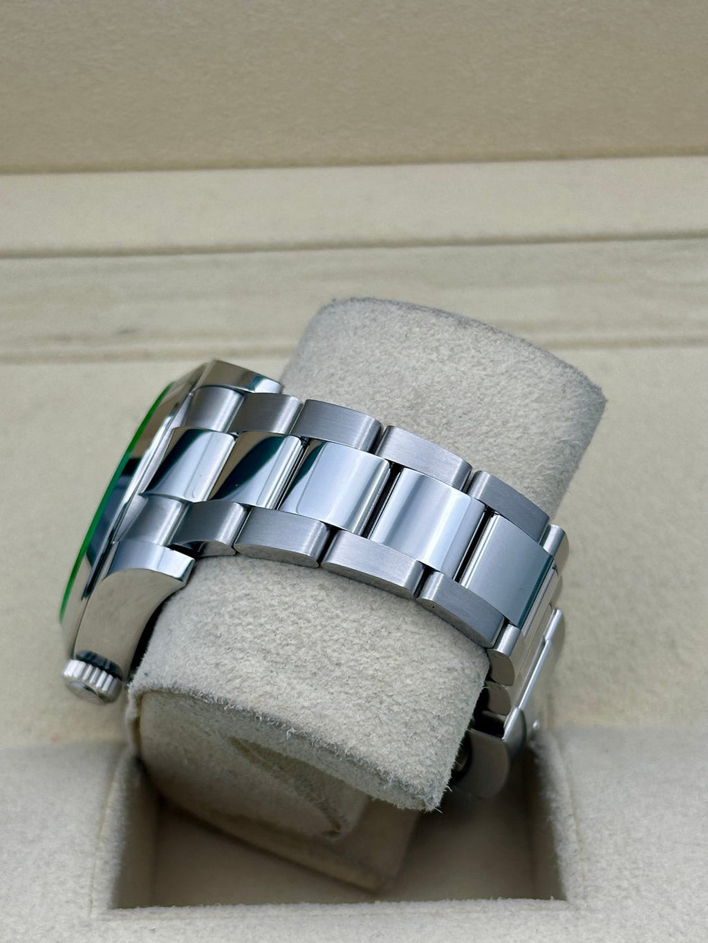 Rolex Steel Milgauss - Smooth Bezel - Blue Dial