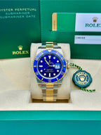 Rolex Steel and Gold Rolesor Submariner Date  - Blue Dial - 116613LB