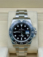 Rolex Steel GMT-Master II 40  - Black Bezel - Black Dial - Oyster Bracelet - 116710LN