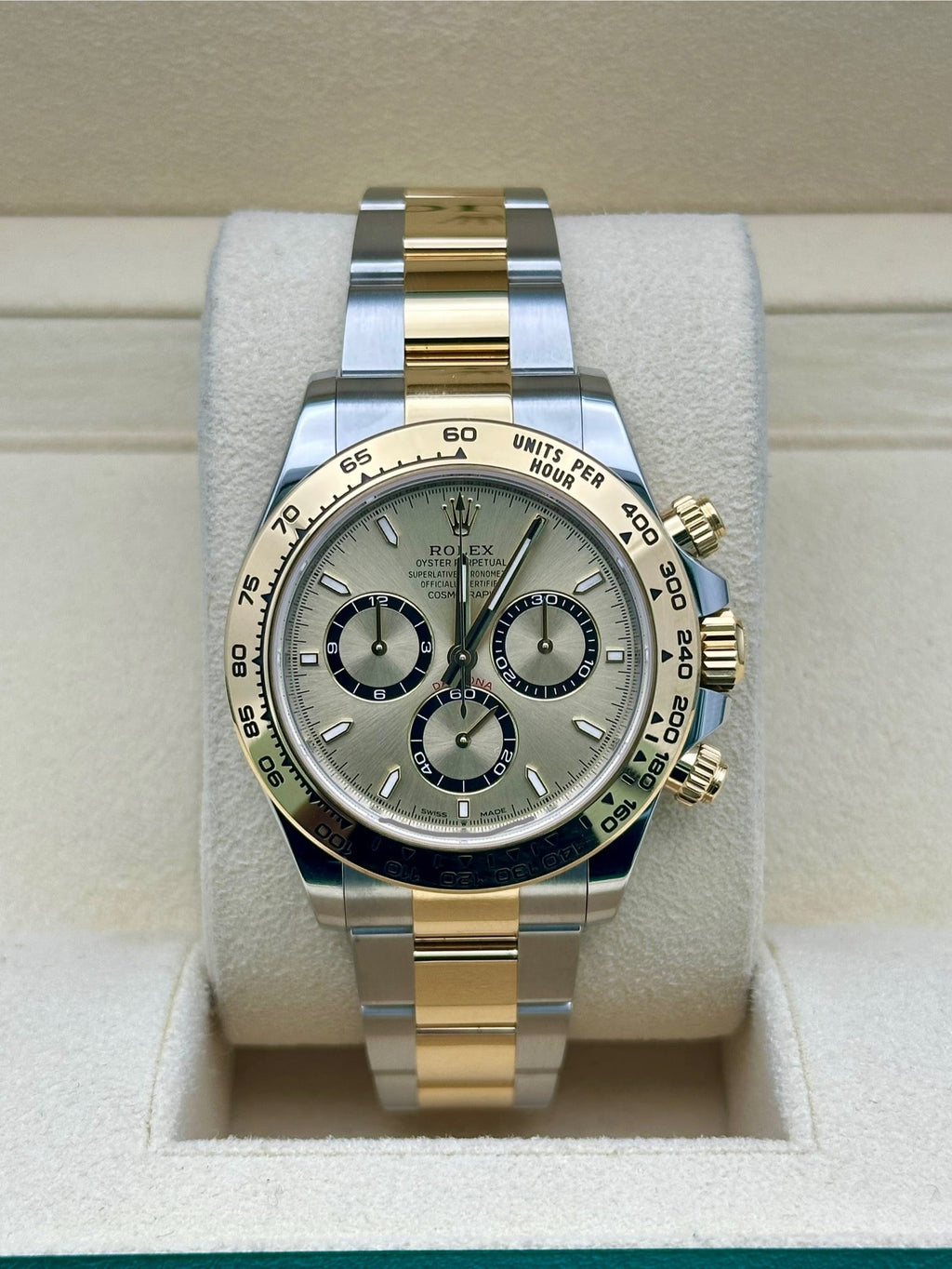 Rolex Yellow Rolesor  Daytona  - Fixed Bezel - Golden Index Dial - Oyster Bracelet - 126503 chio