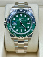 Rolex GMT-Master II "Sprite" 40mm Green Ceramic Dial Ceramic Bezel Oyster Bracelet - 126729VTNR | 2025 Model