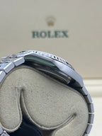 Rolex Land-Dweller 36 White Gold Oystersteel Intense White Honeycomb Motif Dial Fluted Bezel Flat Jubilee Bracelet 127234 - 2025