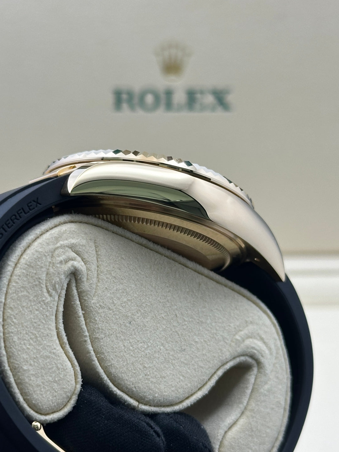 Rolex Sky Dweller 42 Black Dial Yellow Gold Mens  336238