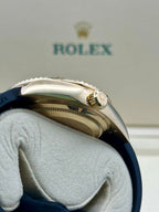 Rolex Sky-Dweller Yellow Gold 42mm Bright Green Dial Fluted Bezel Oysterflex Bracelet - 336238 - 2025