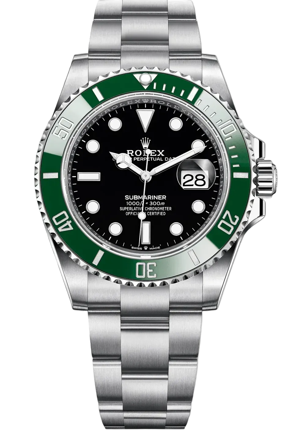 Rolex Steel Submariner Date - The Starbucks - Green Bezel MK1 - Black Dial - 126610LV