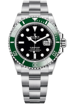Rolex Steel Submariner Date - The Starbucks - Green Bezel MK1 - Black Dial - 126610LV