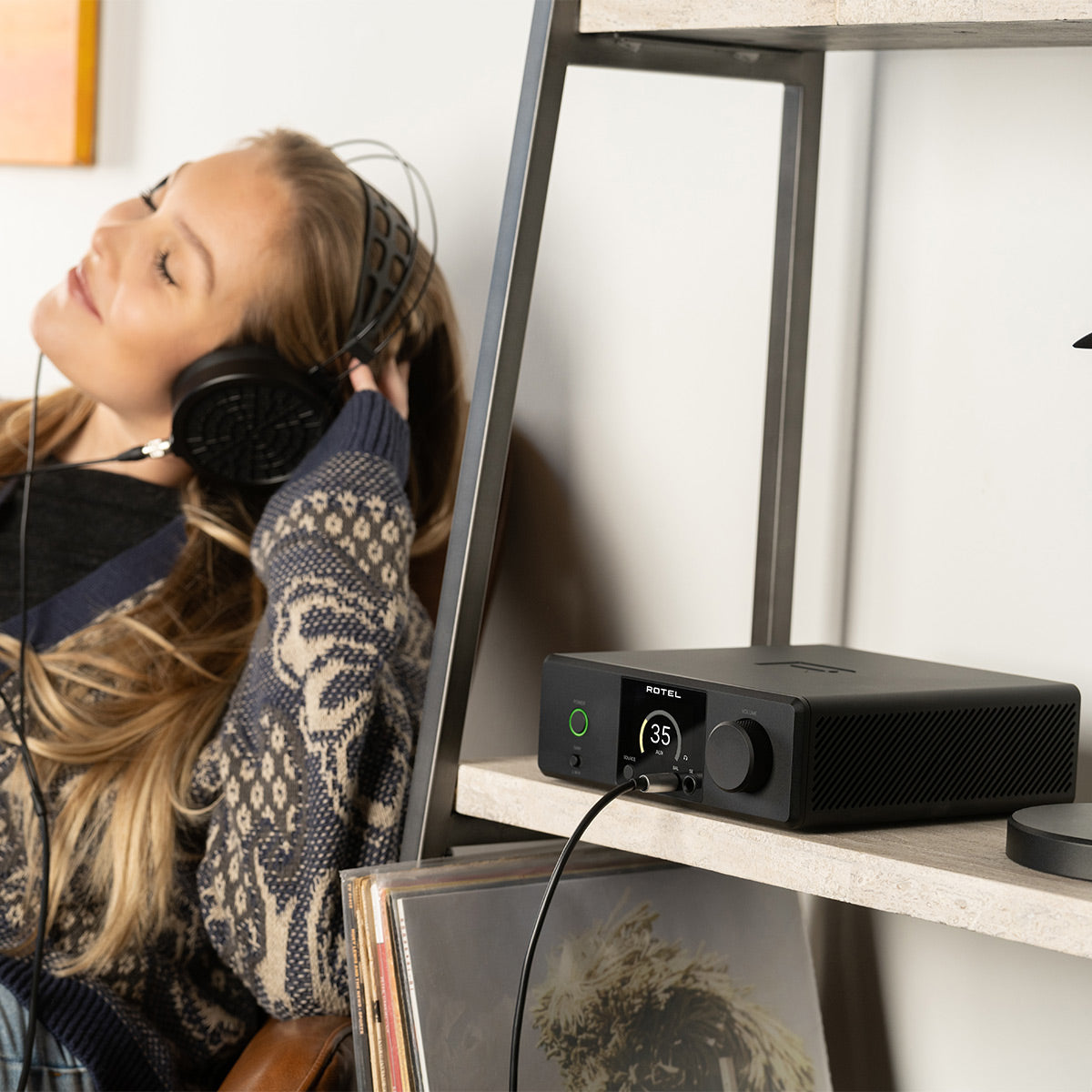 Rotel DX-3 Headphone Amplifier (Black)