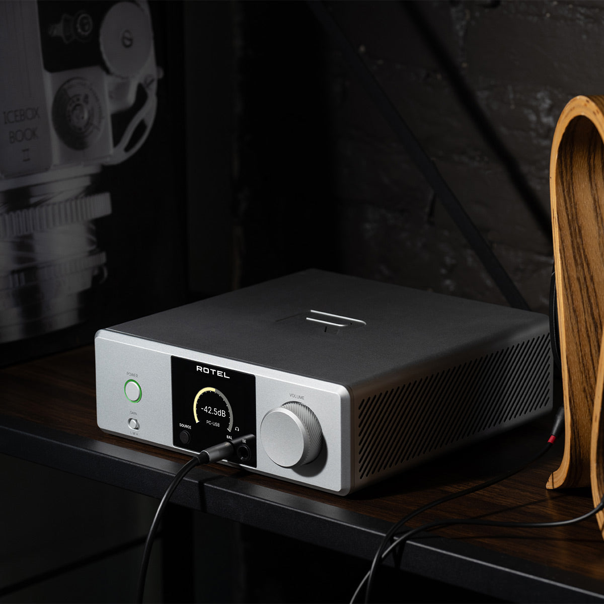 Rotel DX-3 Headphone Amplifier (Silver)