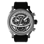 L&JR Men's Chronograph Day Date Black Watch