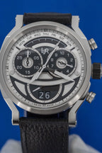 L&JR Men's Chronograph Day Date Black Watch