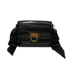 Salvatore Ferragamo 'Jade Suede Leather Gancini' Handbag