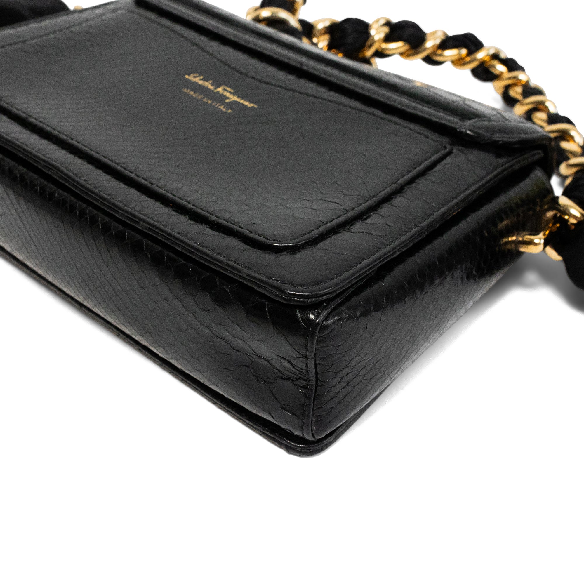 Salvatore Ferragamo 'Jade Suede Leather Gancini' Handbag