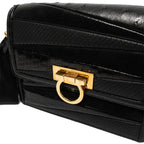 Salvatore Ferragamo 'Jade Suede Leather Gancini' Handbag