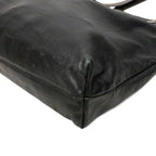 Salvatore Ferragamo Black Leather Tote Bag
