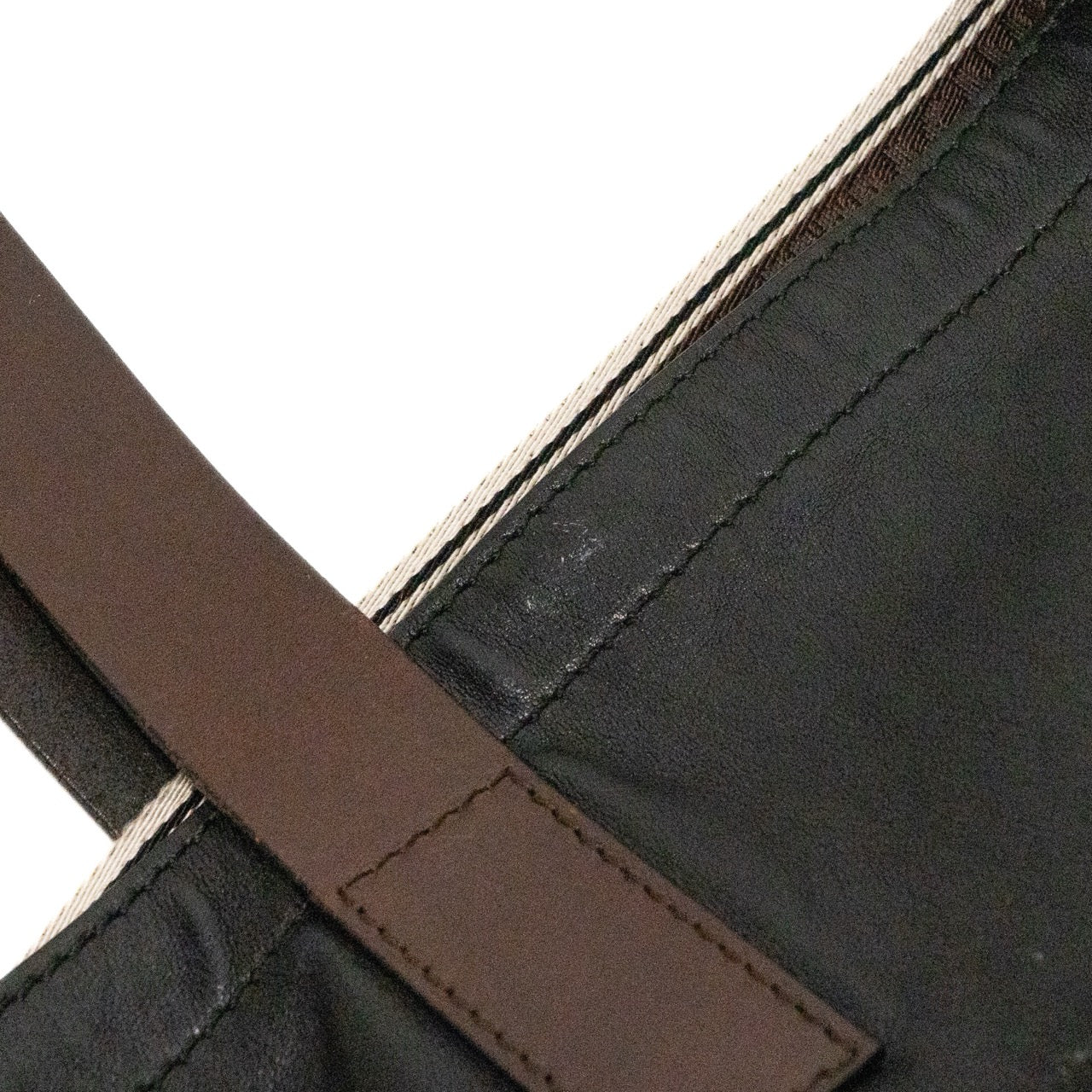 Salvatore Ferragamo Black Leather Tote Bag