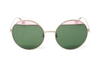 Converse Women's Sunglasses Round Bronze and Green Lenses