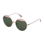 Converse Women's Sunglasses Round Bronze and Green Lenses