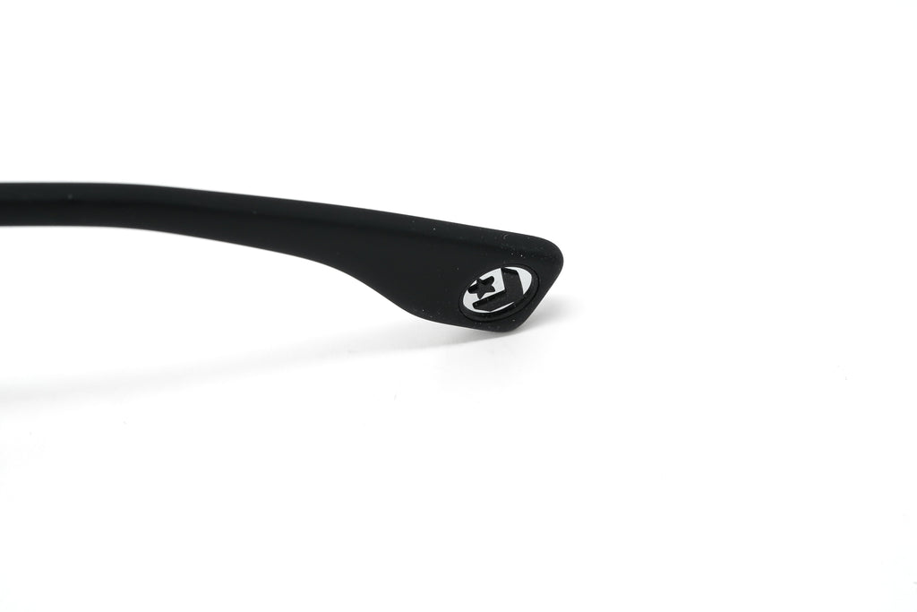 Converse Men's Sunglasses Square Flat Top Matte Grey and Orange