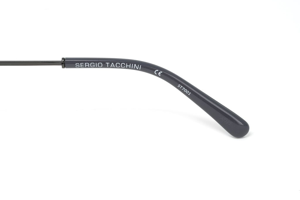 Sergio Tacchini Men's Rectangular Gunmetal Grey