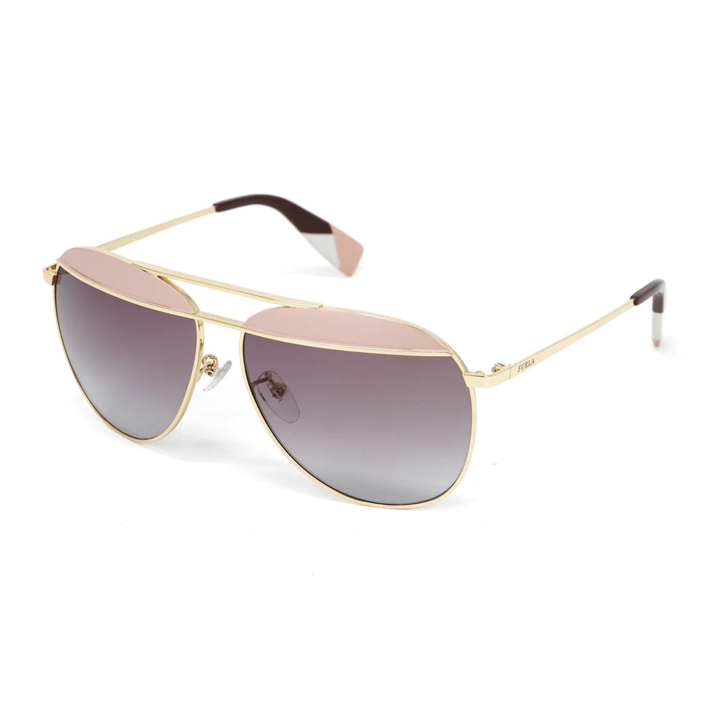 Furla Women's Sunglasses Pilot Gold/Pink