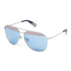 Furla Women's Sunglasses Pilot Silver/Blue