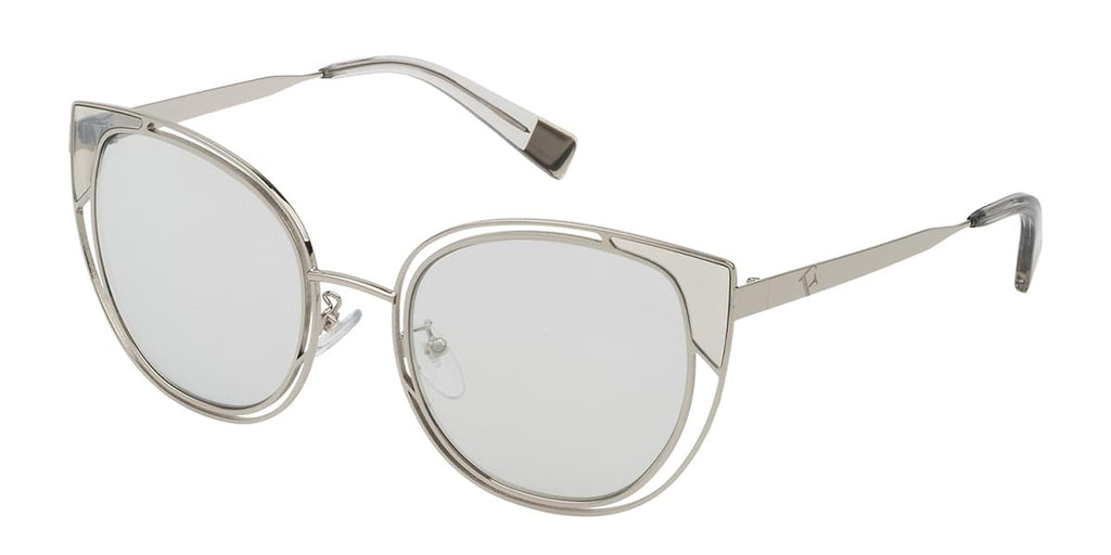 Furla Women's Sunglasses Cat Eye Silver