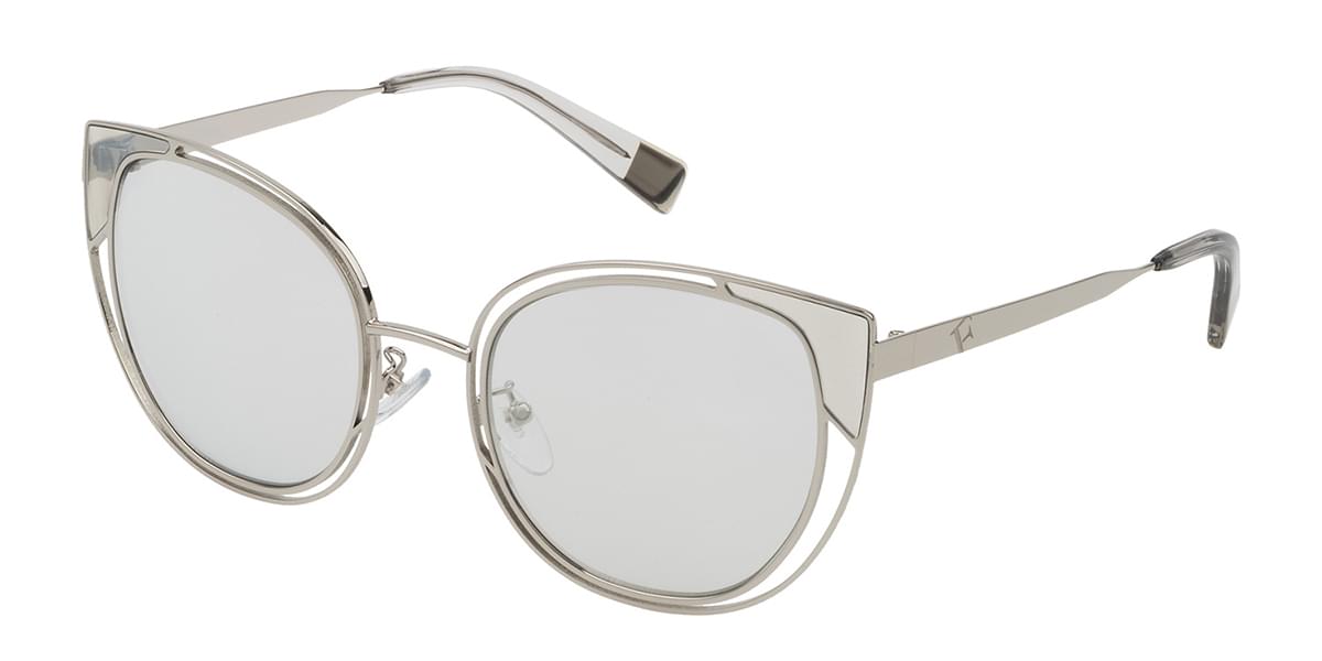 Furla Women's Sunglasses Cat Eye Silver
