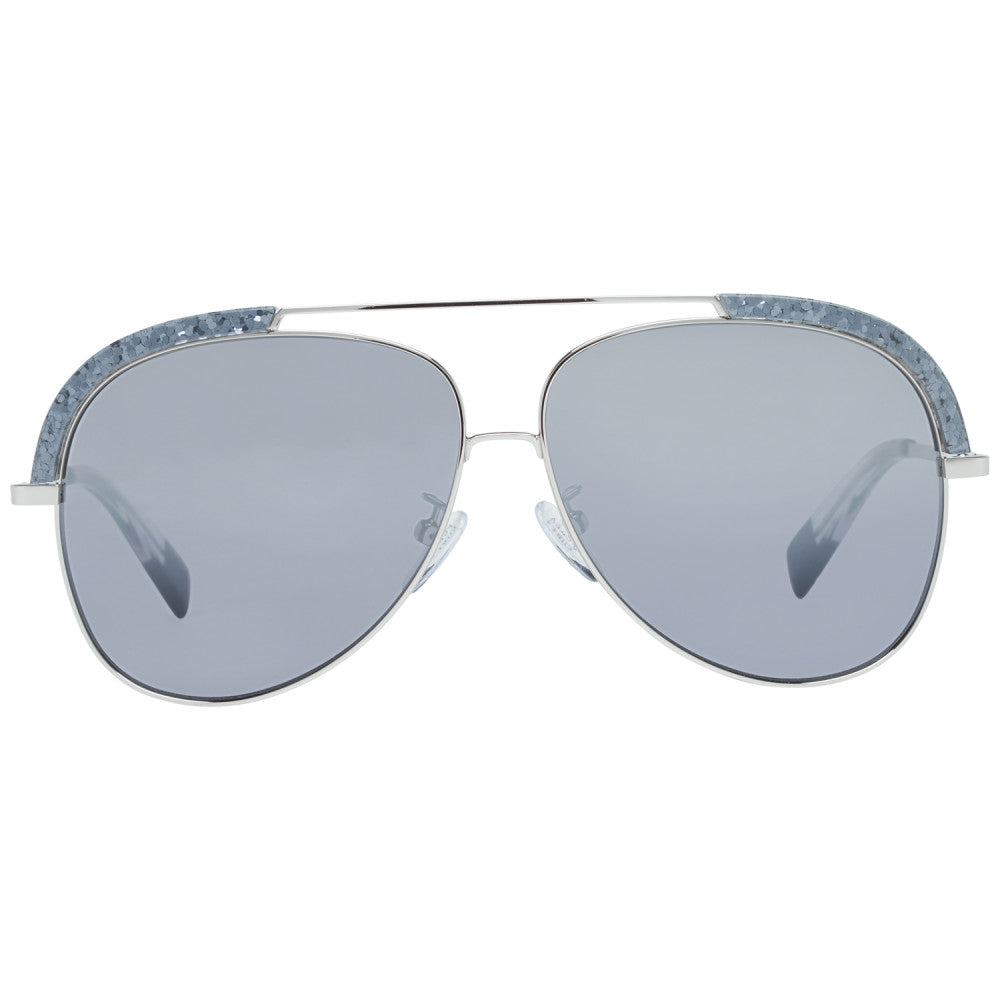 Furla Women's Sunglasses Pilot Silver/Blue