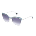 Furla Women's Sunglasses Browline Silver/Purple