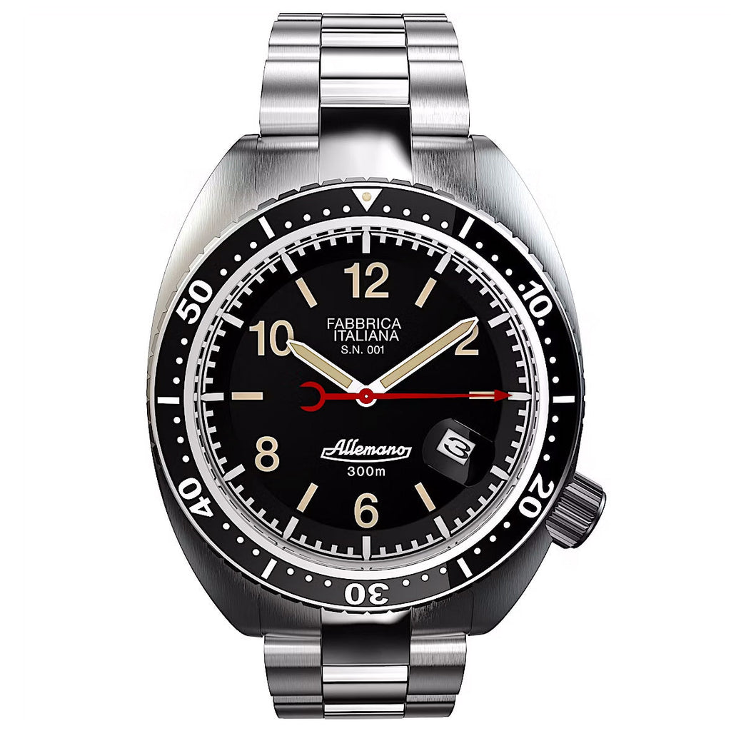 Allemano 1973 Shark Men's Black Watch