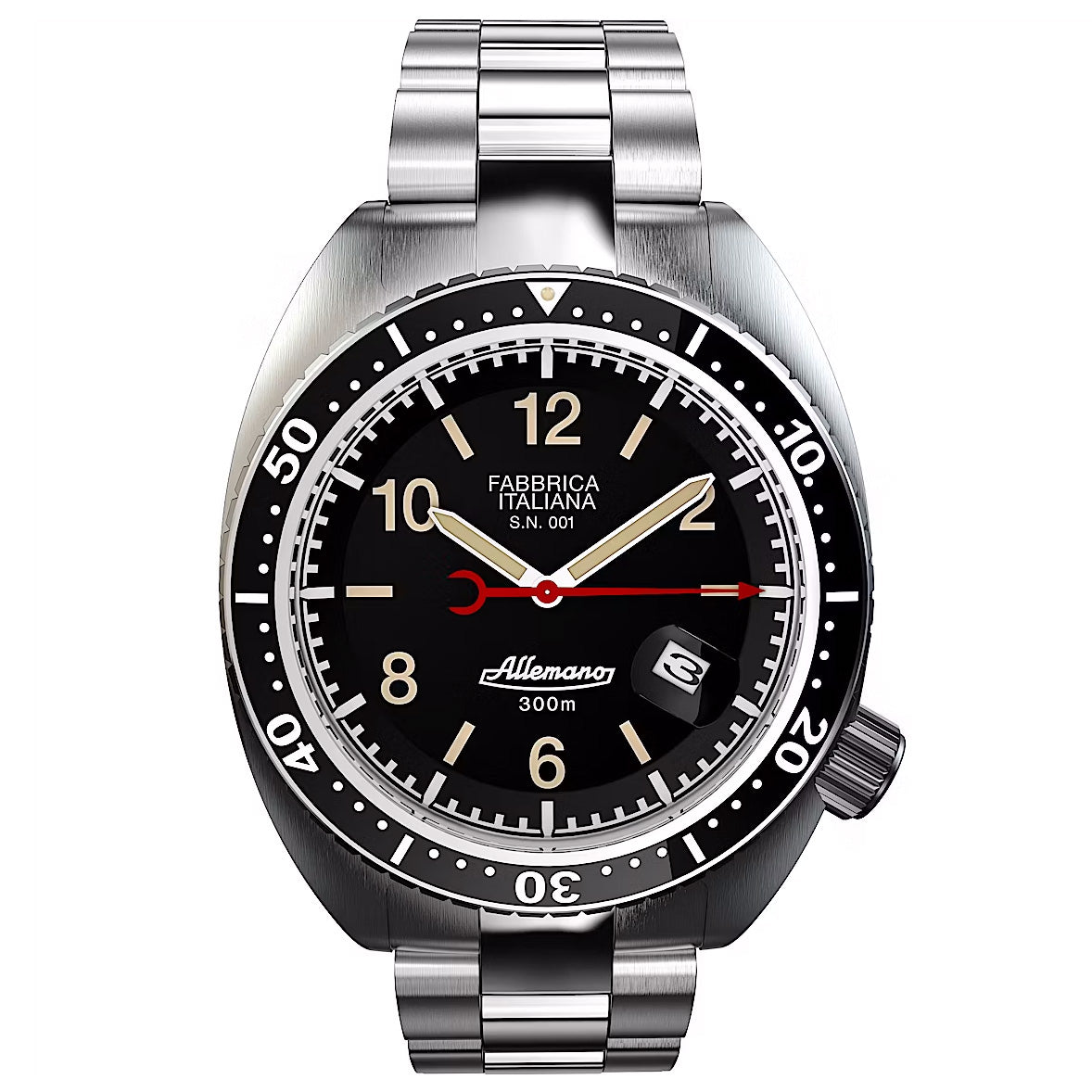 Allemano 1973 Shark Men's Black Watch