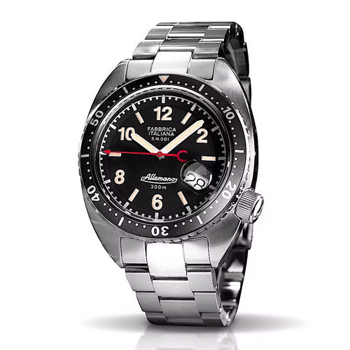 Allemano 1973 Shark Men's Black Watch