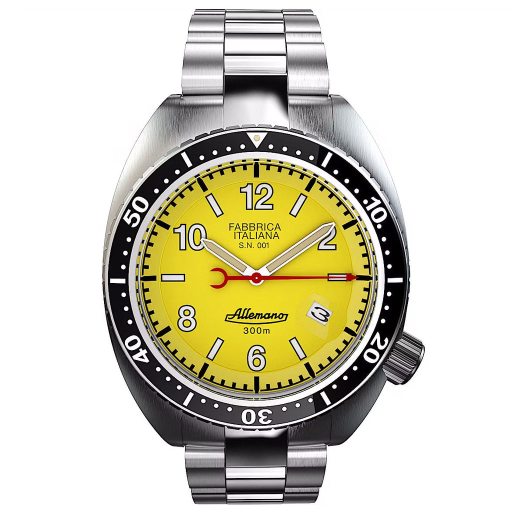 Allemano 1973 Shark Men's Yellow Watch