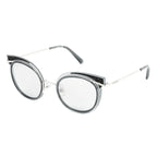Swarovski Women's Sunglasses Round Cat Eye Black