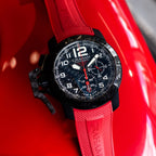 Graham Chronofighter Superlight Red Black Watch