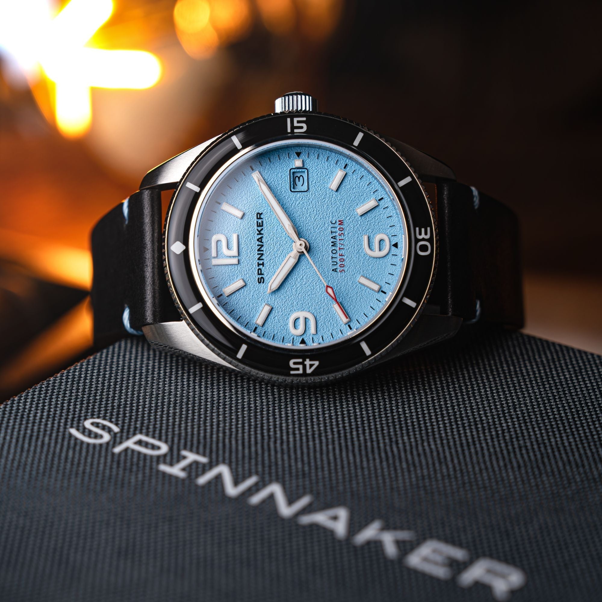 Spinnaker Fleuss Men's Blue Retro Automatic Watch