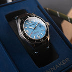 Spinnaker Fleuss Men's Blue Retro Automatic Watch