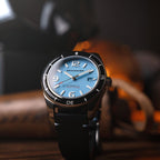 Spinnaker Fleuss Men's Blue Retro Automatic Watch